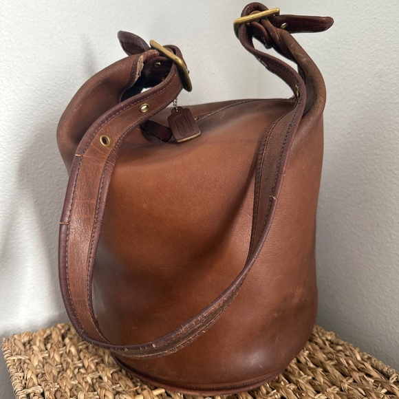 Vintage Coach Bucket Bag Pre-1994 - Picture 1 of 9